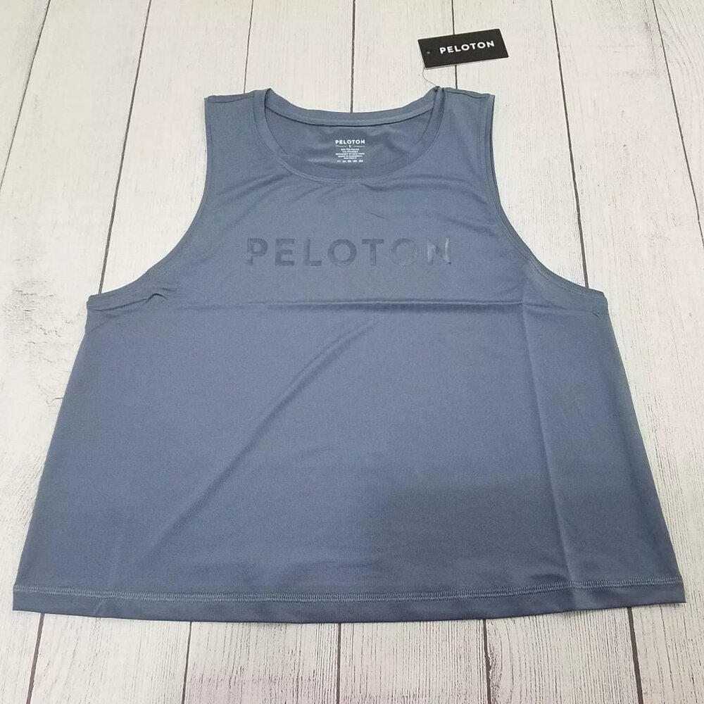 Peloton Distance Cropped Muscle Tank Top Womens Size Large